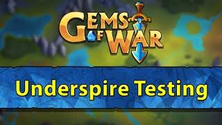 ️ Gems of War: 7.0 Underspire Testing, Strategy, and Wasting Way Too Many Resources ️