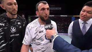 UFC Макао: Муслим Салихов - Слова после боя