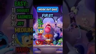 Only a Inside Out fan can name these Emotions!! #shorts #insideout #quiz