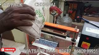 Tissue Paper Pedal Sealing Machine 94441 82437. S G  PACK , Chennai .