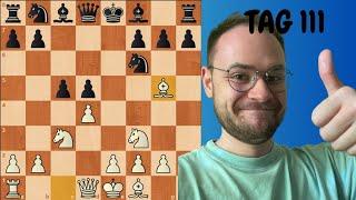 Ich spiele jeden Tag Schach bis 2200 ELO - Tag 111