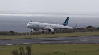 Windy Landings at Ponta Delgada Aiport + Training Flights LPPD/PDL