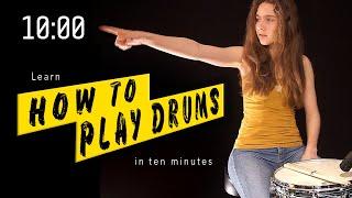 Learn how to play drums in 10 minutes with Sina