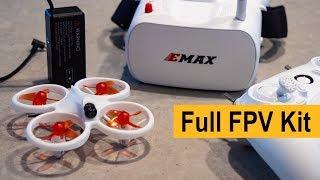 EMAX EZ Pilot Beginner FPV Drone Kit - Unboxing, Set Up, Flight Demo