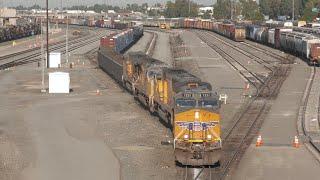 Union Pacific's West Colton Railyard - Railfanning 9/9/2023