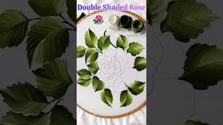 Rose Painting on Cloth #fabricpainting #shorts #painting