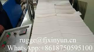 Automatic folding napkin tissue paper making machine