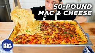 I Made Giant 50-Pound Mac & Cheese • Tasty