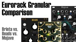 Eurorack granular synthesis module comparison