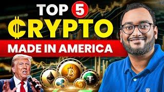 5 BEST American Crypto to Buy for 2025! | Trump Crypto Summit Big News 