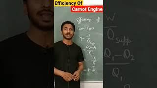 What is Carnot efficiency formula? #neet #aiims #neetphysics #physicsneet #shorts #short #srb #kota