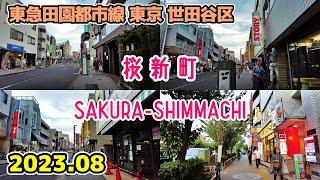 【桜新町】Tokyo SAKURA-SHIMMACHI Walk サザエさん通り商店街 東京散歩 世田谷区 東急田園都市線 cityscape