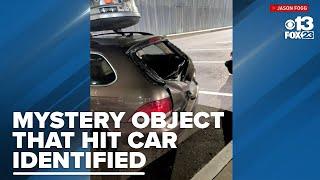 35-pound mystery object that hit car in Portland identified