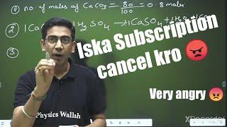 Amit Mahajan Sir angry on Sameer | PhysicsWallah | Arjuna JEE Batch (Very angry )