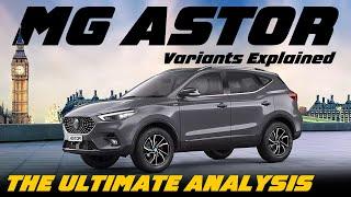 MG Astor Petrol Variants Explained | Sprint, Shine, Select, Sharp Pro, Savvy Pro