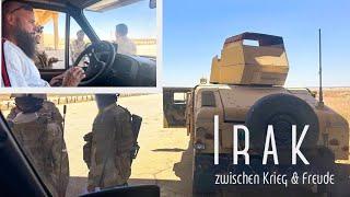 Mit Militäreskorte nach Bagdad. | Wir fahren in den Irak. 