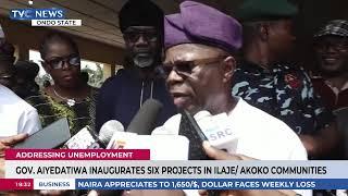 Gov Aiyedatiwa Inaugurates Six Projects In Ilaje/Akoko Communities