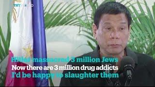 Philippines leader threatens to kill drug addicts