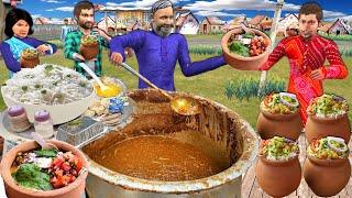 Kulhad Chole Chawal Recipe Famous Street Food Chole Chawal Hindi Kahaniya Moral Stories Comedy Video