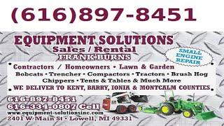 Lawn Equipment Rental for Rockford MI, Cedar Springs MI, Sparta MI, Coopersville MI.