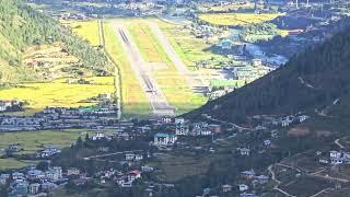 Jaw-Dropping A320 Neo Drukair Landing at the World's Most Dangerous Airport | Epic Hilltop View!!!!