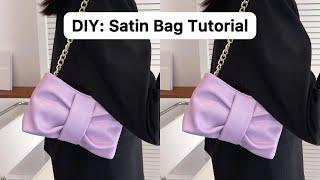 How to Make a Simple Satin Bag/Purse