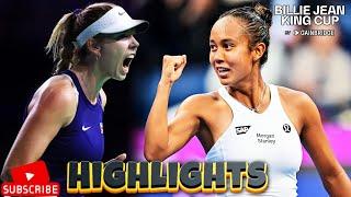 Leylah Fernandez vs Katie Boulter Highlights | Billie Jean King Cup 2024