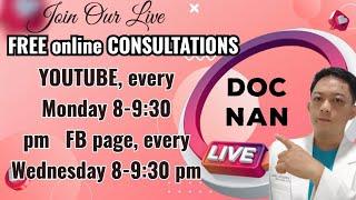 LIVE FREE CONSULTATIONS WITH DOC NAN BY A ZOOM MEETING