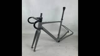 Full Hidden Cable  Toray T1000 fiber Disc Gravel Frame GR044 Custom Paint