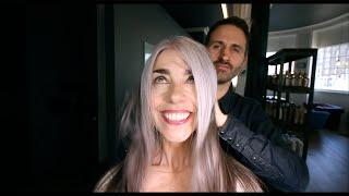 HOW TO BRIGHTEN NATURAL GREY HAIR - GOING GREY - SILVER SHAMPOO