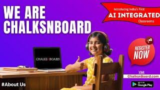 WE ARE CHALKSNBOARD | About Us | India's Leading online learning app