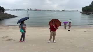 Sentosa island siloco beach Vinusvlog4u was live | beach live from Singapore