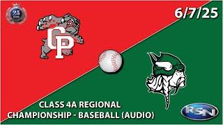 Valparaiso vs. Crown Point | 2025 Class 4A Baseball Regional Championship at Griffith | Audio