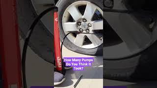 Bike Pump For A Flat Car Tire?