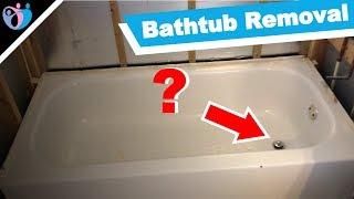 How to remove a bathtub and drain | A quick diy tub removal guide