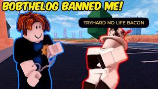 TROLLING @bobdelog and got BANNED TWICE! | Roblox Jailbreak