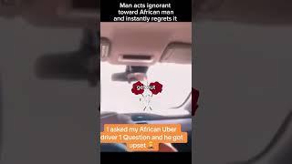 Man acts ignorant toward African man and instantly regrets it 