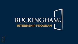 Buckingham Internship Program 2023