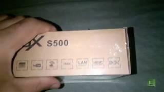 Unboxing HD BOX S500 COMBO satellite and terrestrial receiver