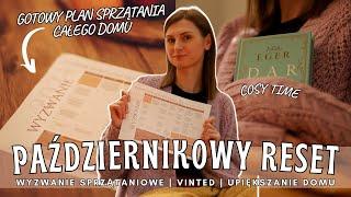 POSPRZĄTAJ ZE MNĄ DOM - GOTOWY PLAN DZIAŁANIA  VINTED  DECLUTTERING I ORGANIZACJA  MONTHLY RESET