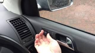 How to adjust electric wing / door mirrors VW Polo MK4