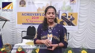 GATE 2019 Topper's Talk| Manifold 2019 GATE topper-ANJALY S MENON | No:1 GATE coaching Institute