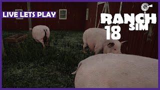 RANCH SIMULATOR (STAFFEL 2)  Dat is ne Schweinerei! | LIVE LETS PLAY | #18