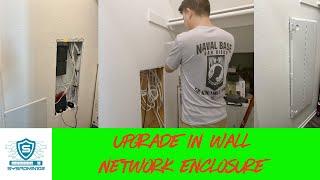 OPNSense Firewall Network Panel Upgrade with Leviton Media Enclosure Part 1