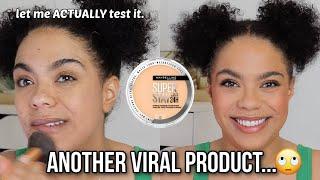 Better than liquid??!! Maybelline Super Stay Powder Hybrid Foundation