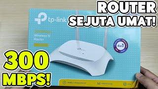 Cara Instalasi & Setting Router Wireless | Unboxing & Review TP-Link TP WR840N