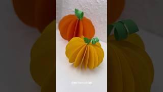  Paper Pumpkins  #pumpkin #falldecor #herbstbasteln #herbstdeko #diy #papercraft #basteln #craft