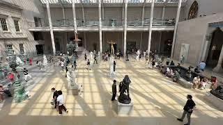 Metropolitan Museum American Wing atrium timelapse