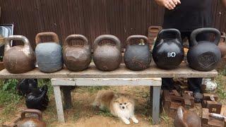 ОБЗОР ГИРЬ 80 И 80+ КГ REVIEW OF 80 AND 80+ KG KETTLEBELLS