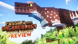 Fossils & Archaeology IS BACK! I Played A Preview Build For This Minecraft Dinosaurs Mod